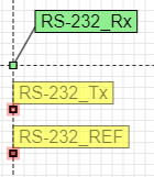 Example RS232 port electrical object