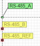 Example RS232 port electrical object