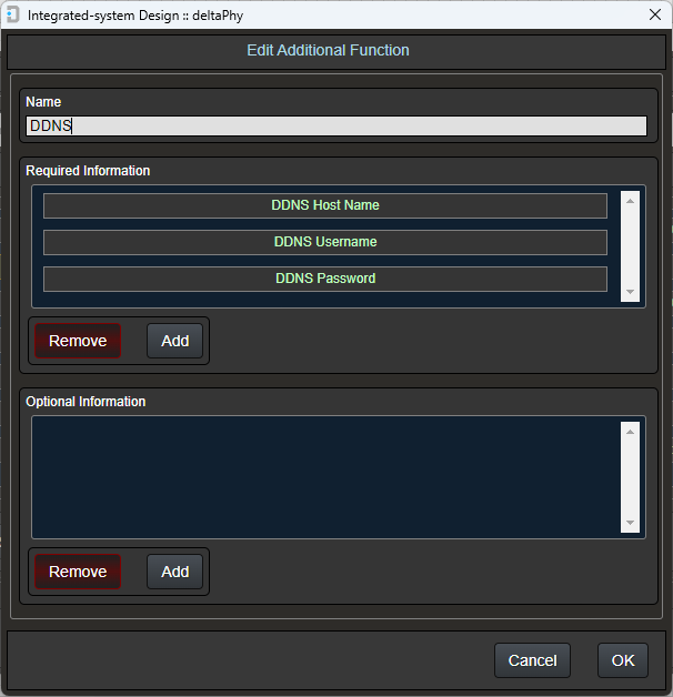 image of additional function edit dialog