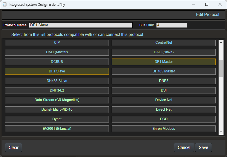 image of edit protocol dialog