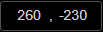 Mouse cursor position coordinates relative to origin object
