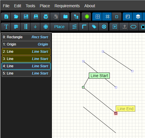 Image showing grouped objects in the stack